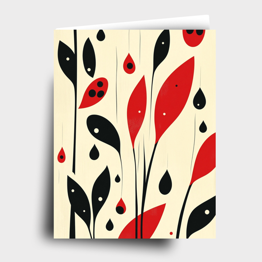 Growth in Black and Red Card