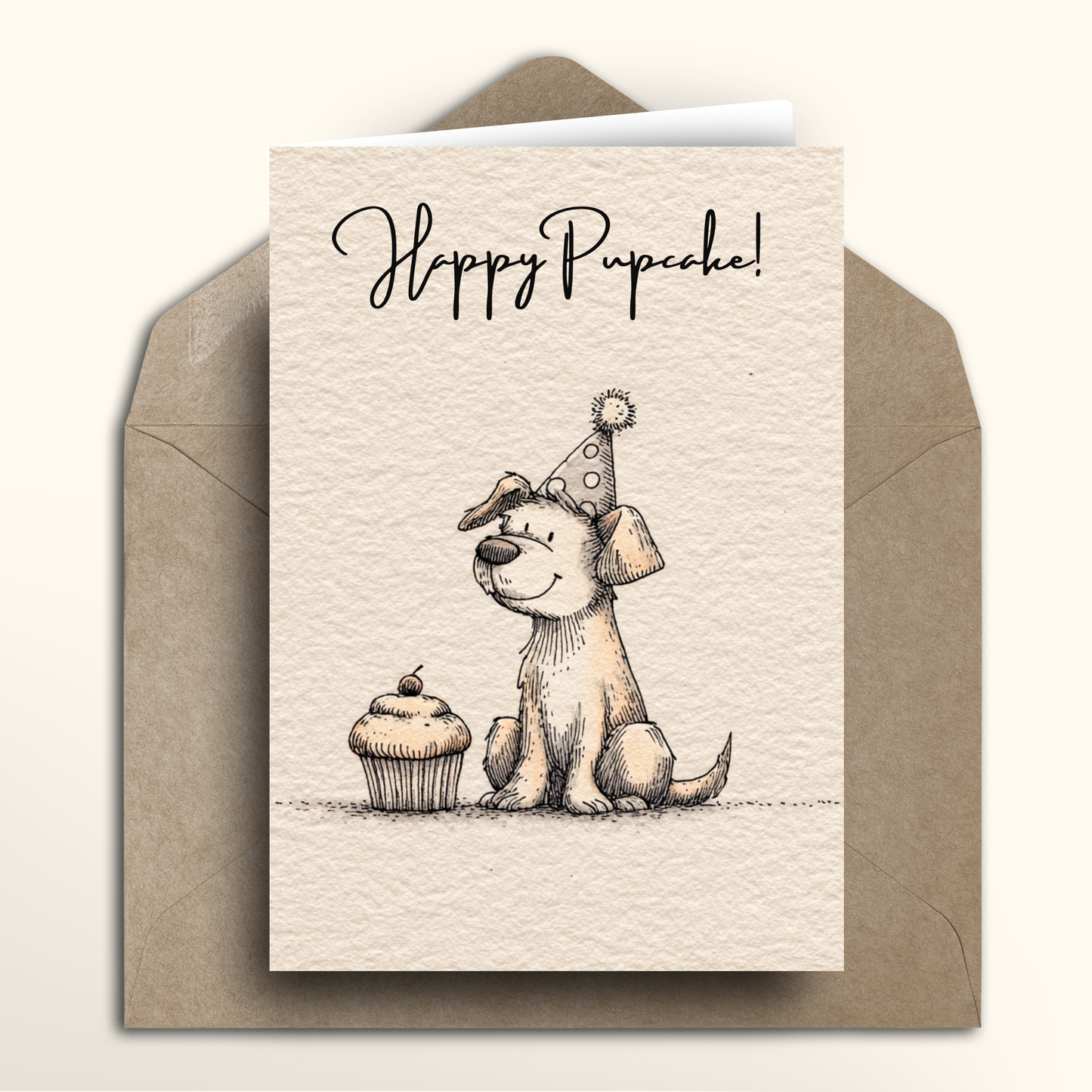 Happy Pupcake - Card