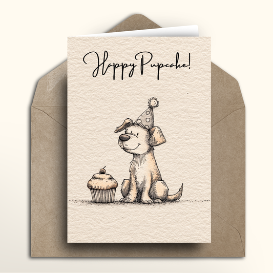 Happy Pupcake - Card