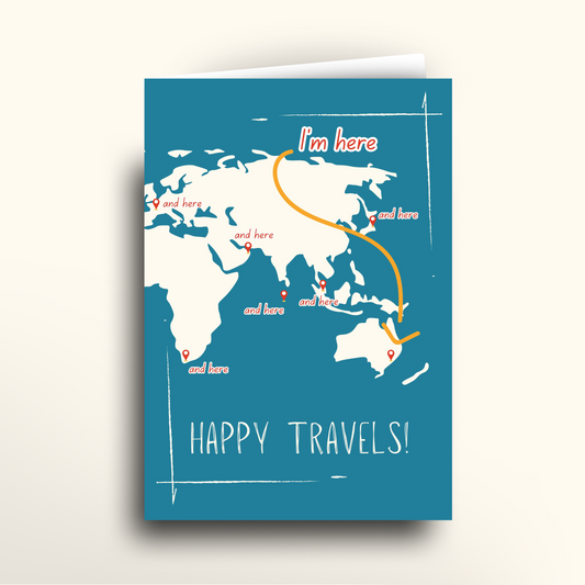 I'm Here Happy Travels EMEA - Card