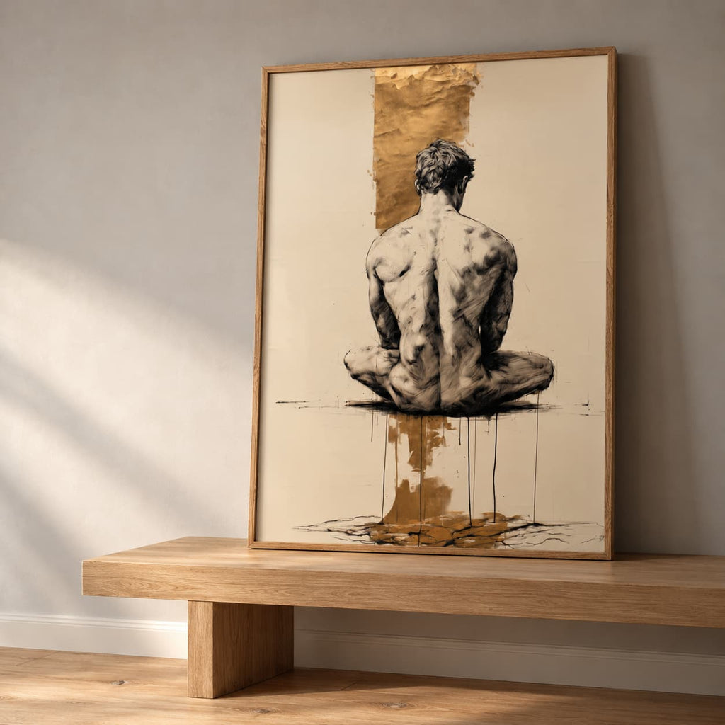 Inner Light - Charcoal Figure Study