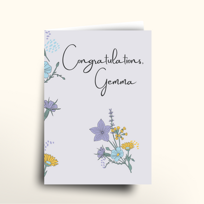 Lavender Sea Mist Card