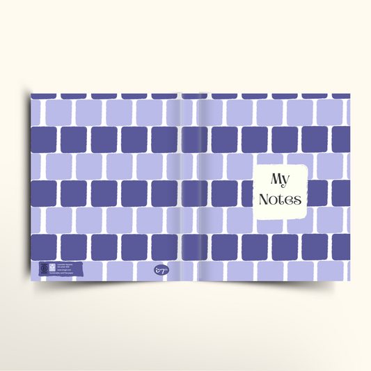 Lavender Squares - A5/US Trade
