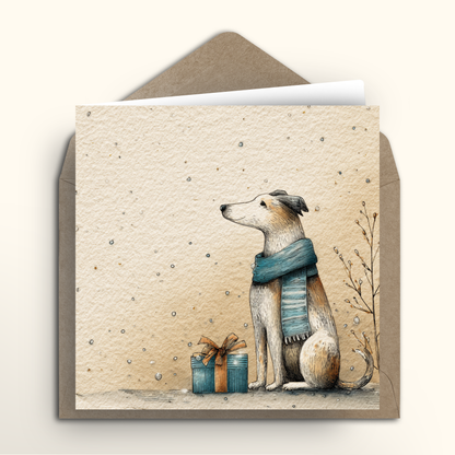 Little Winter Gift - Square Card