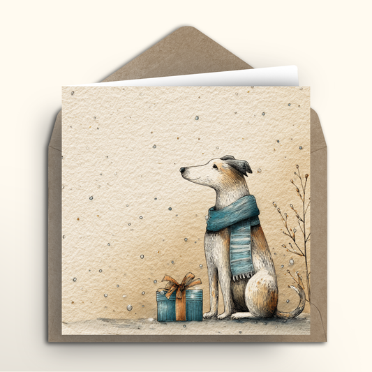Little Winter Gift - Square Card