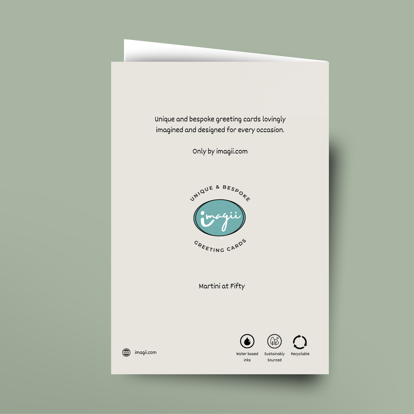 Martini Birthday - Card