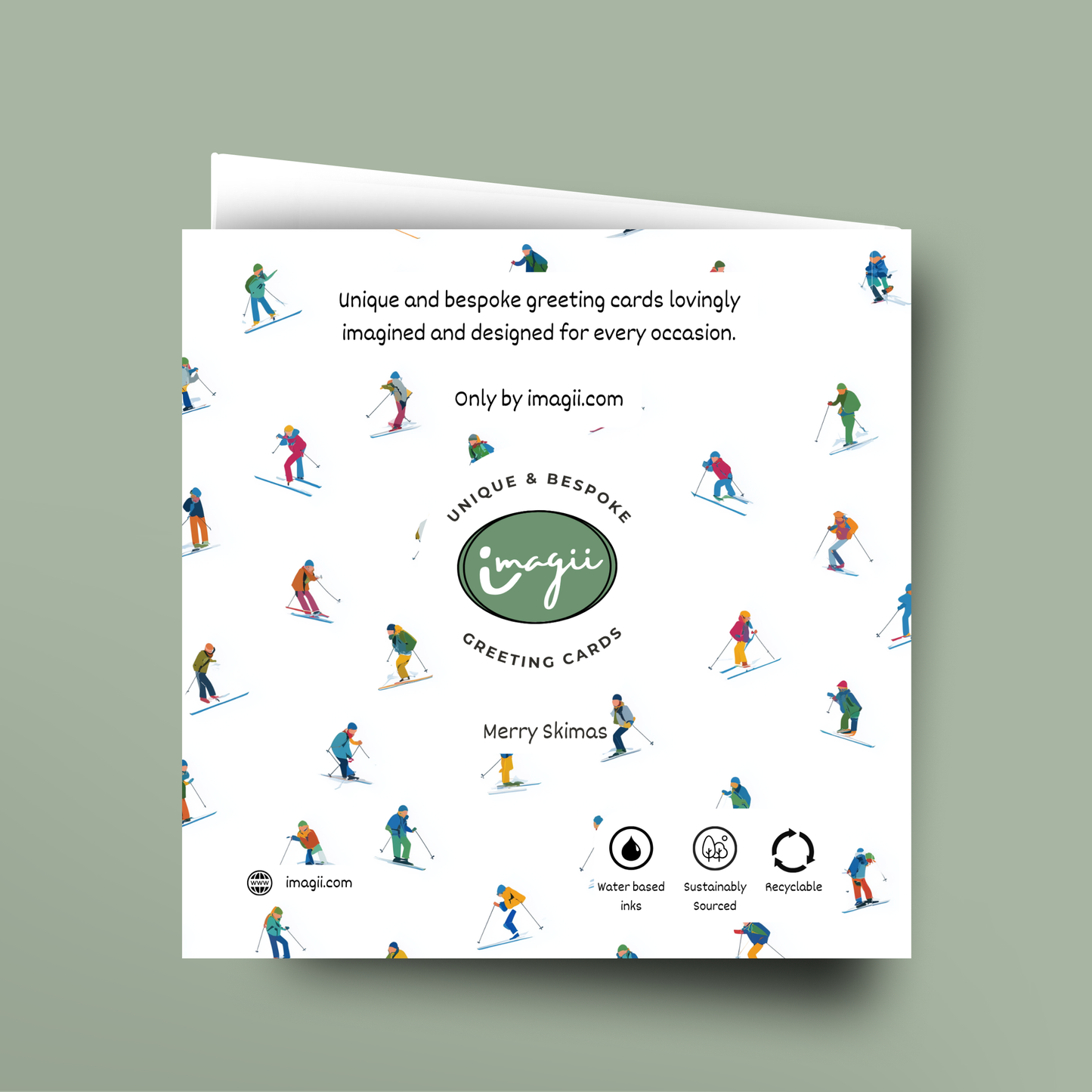 Merry Skimas - Square Card