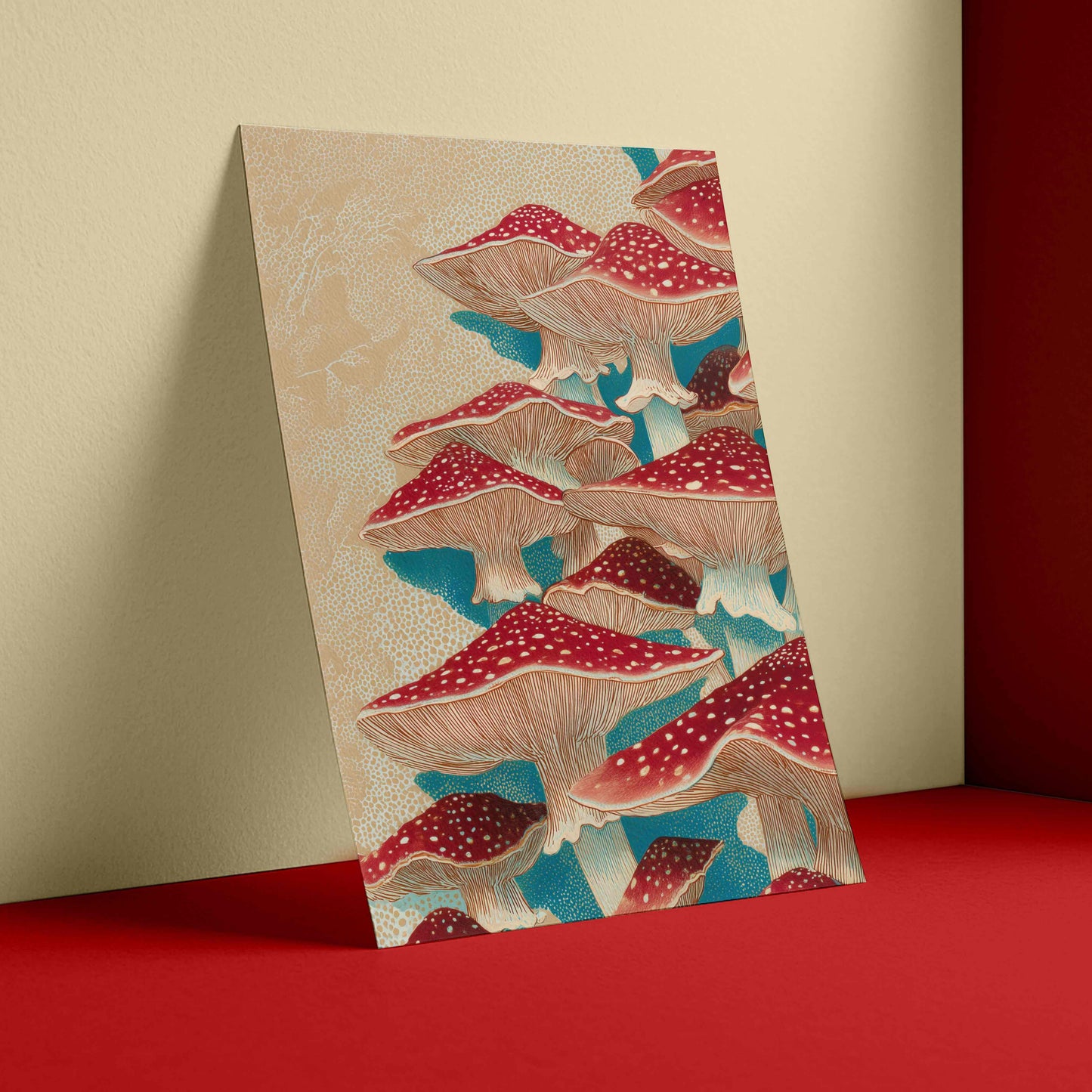 Mushroom Tops — Fly Agaric Botanical Wall Art Print