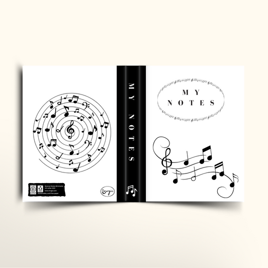 Musical Notes Minimalist - A5/US Trade