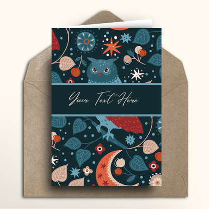 Nighttime Owl - Card