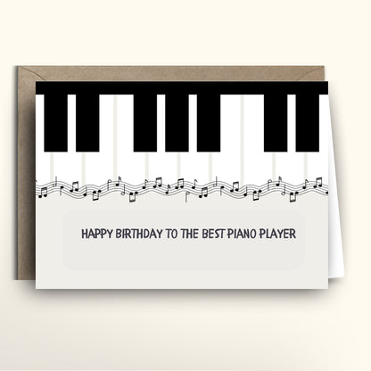 Notes from the Piano card