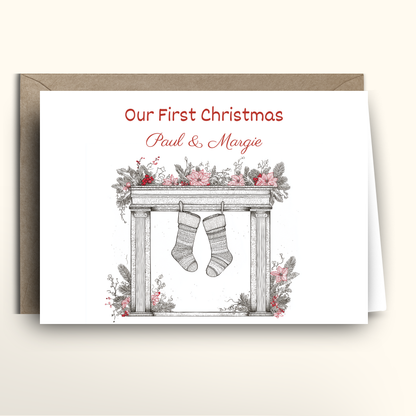 Our First Christmas - Card