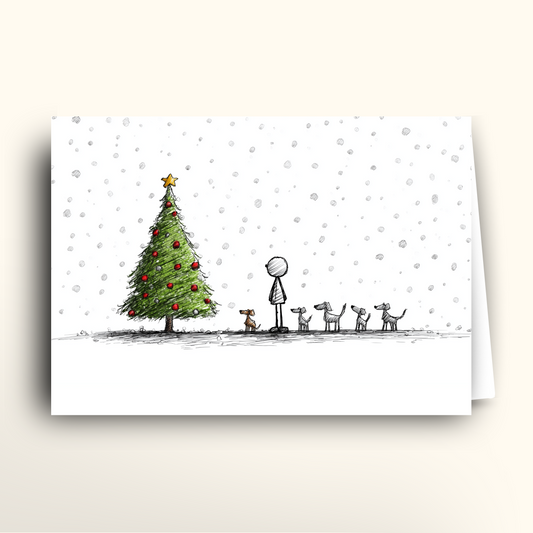 Paws and Pines - Card