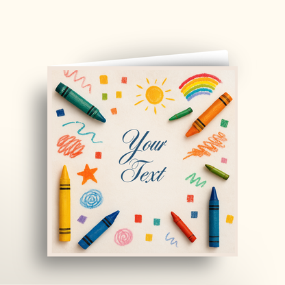 Birthday Doodles - Square Card