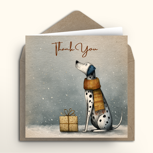 Grateful Dalmatian - Square Card