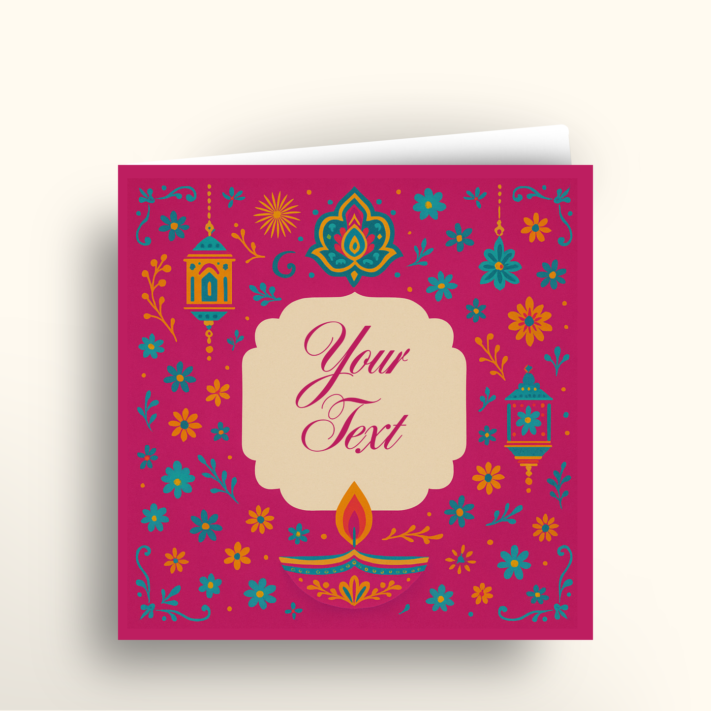 Light of Thanks - Square Card