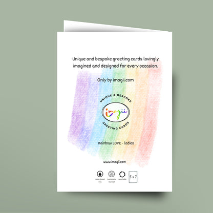 Rainbow ladies LOVE Valentines