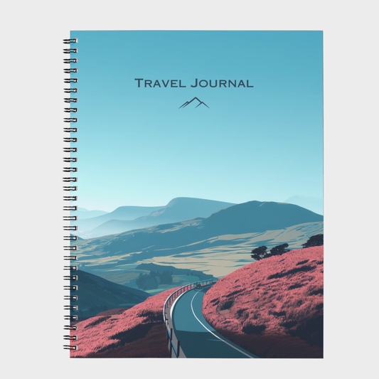 Rouge Blue Travellers Spiral Notebook
