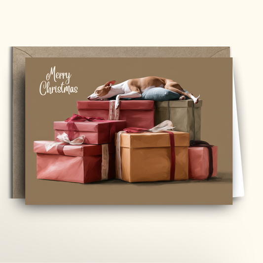 Sleeping Greyhound - Card