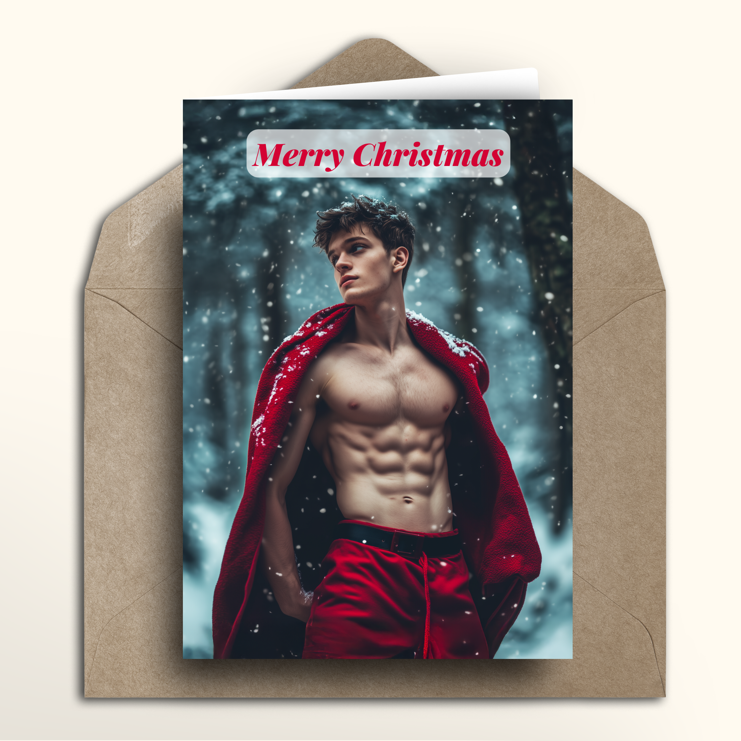 Snowy Red Cape - Card – imagii