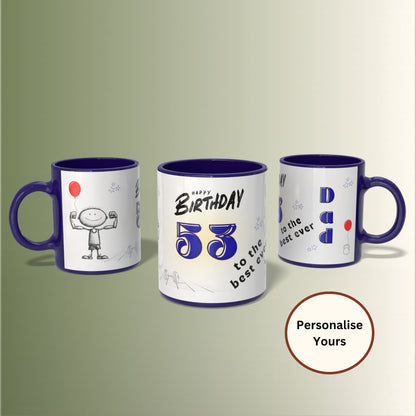 Strong Dad Birthday Milestone mug