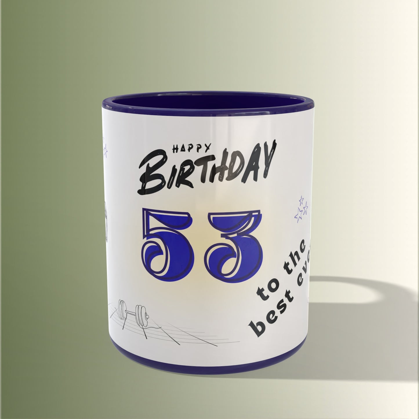 Strong Dad Birthday Milestone mug