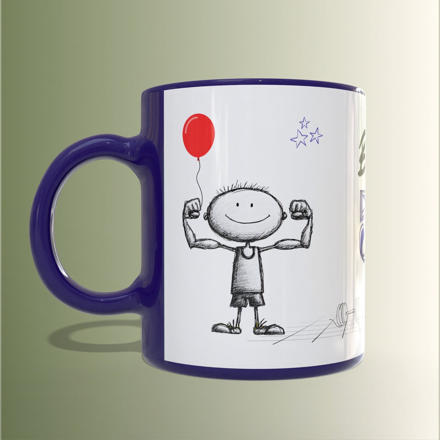 Strong Dad Birthday Milestone mug