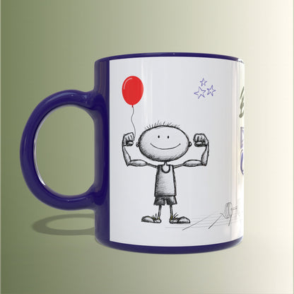 Strong Dad Birthday Milestone mug