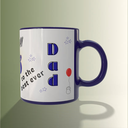 Strong Dad Birthday Milestone mug