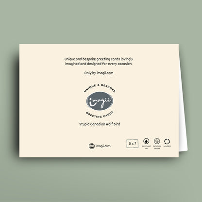 Stupid Canadian Wolf Bird