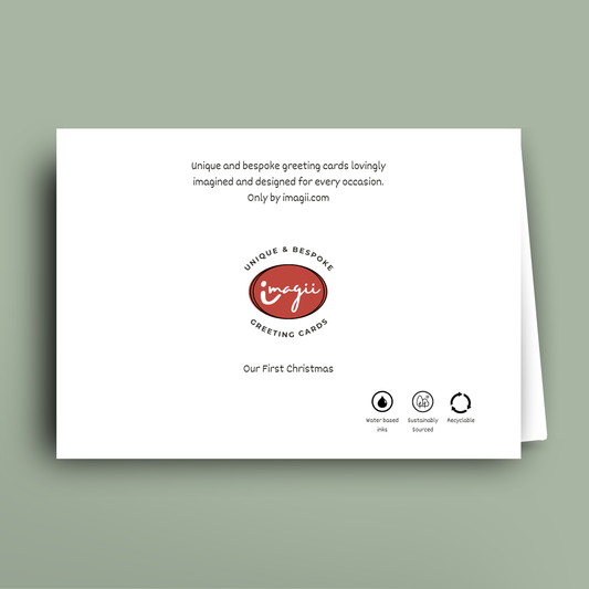 Our First Christmas - Card