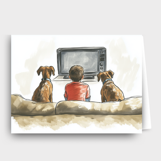 TV with the Boxers Card
