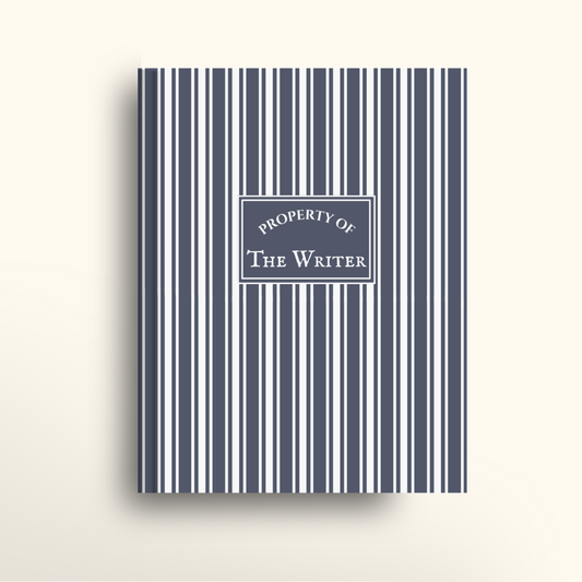 Ticking Stripes - Blue Ash Clay - Hardcover