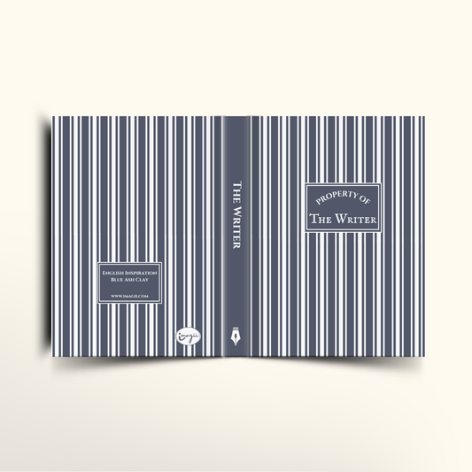 Ticking Stripes - Blue Ash Clay - Hardcover
