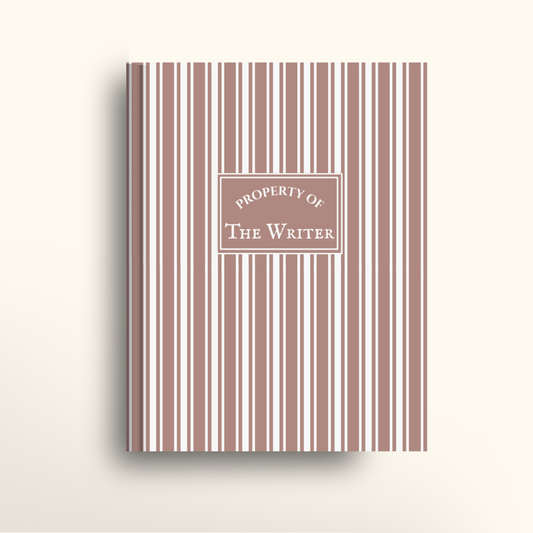 Ticking Stripes - Dusty Pink Sand - A5/US Trade