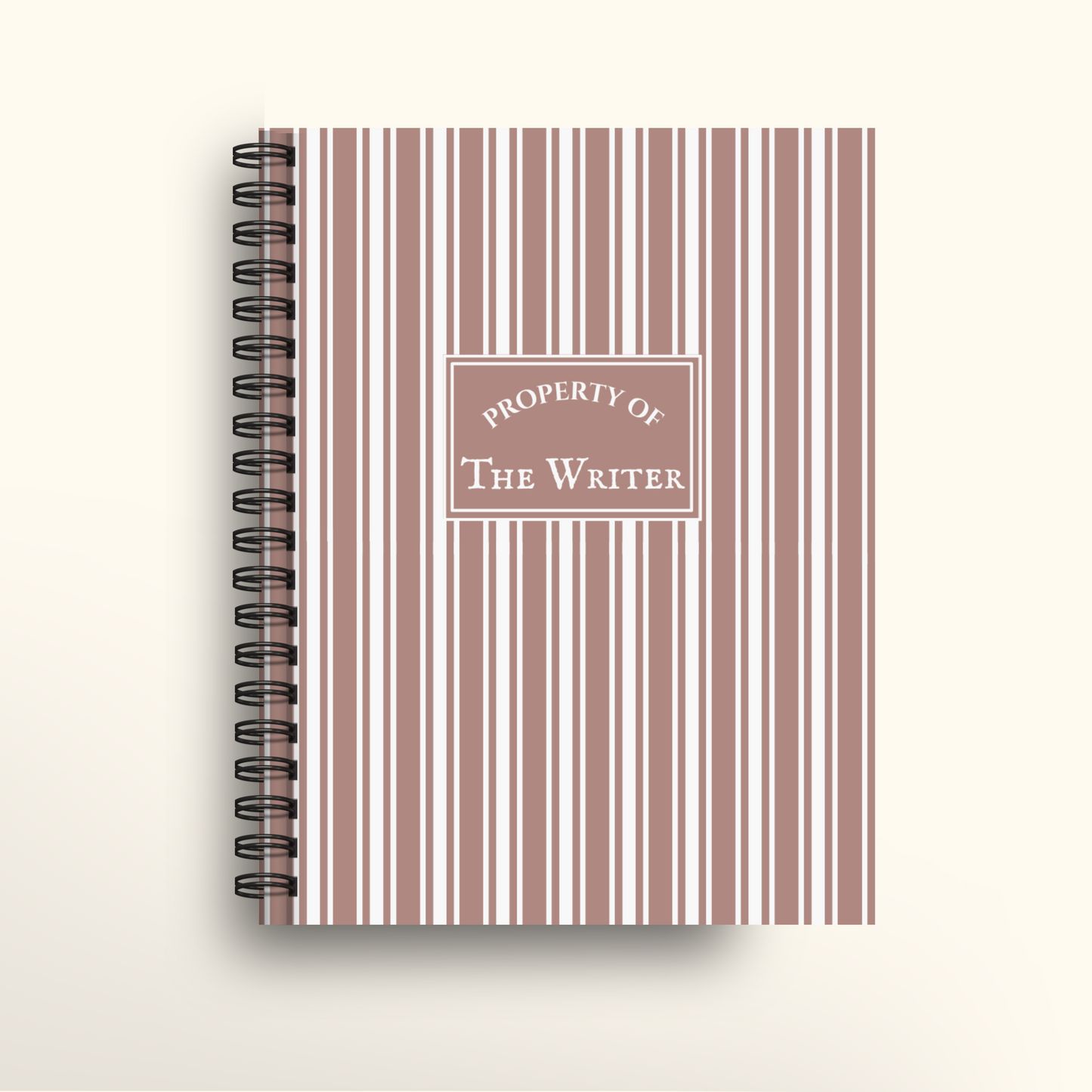 Ticking Stripes - Dusty Pink Sand - A5/US Trade