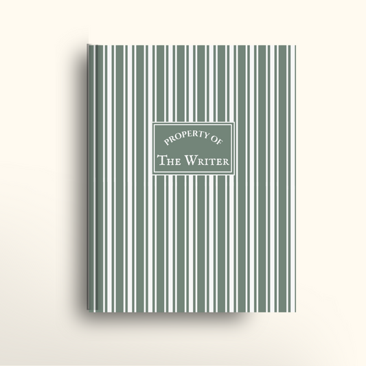 Ticking Stripes - Sage Sand- Hardcover