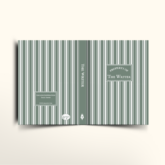 Ticking Stripes - Sage Sand- Hardcover