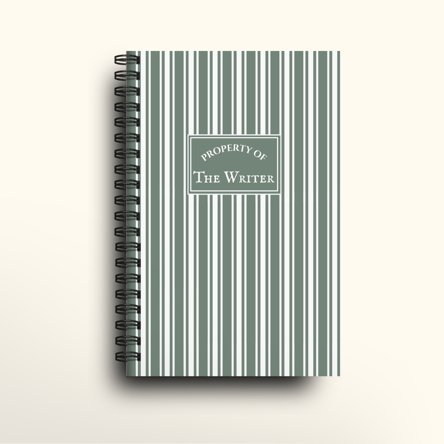 Ticking Stripes - Sage Sand - Pocket