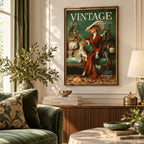 Vintage - Green New York Parlour