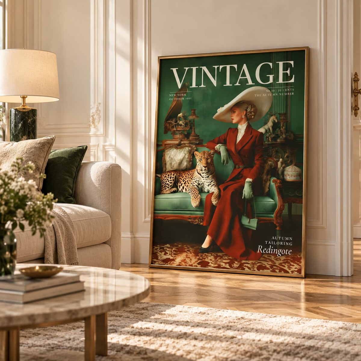 Vintage - Green New York Parlour