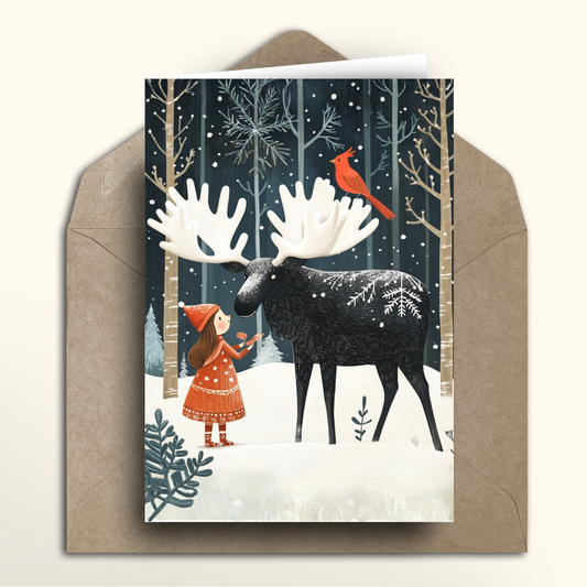 Winter Forest Friends - Card
