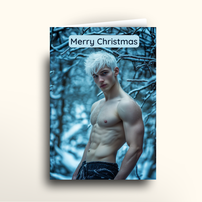 Winter Blue Forest - Card