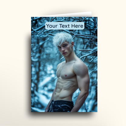 Winter Blue Forest - Card