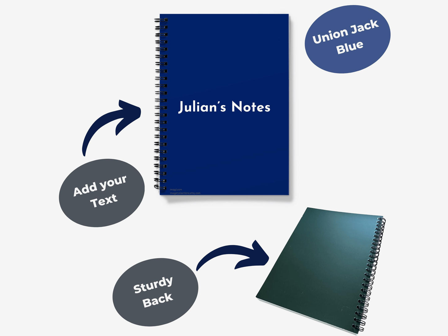Customised Spiral Notebooks A4/A5