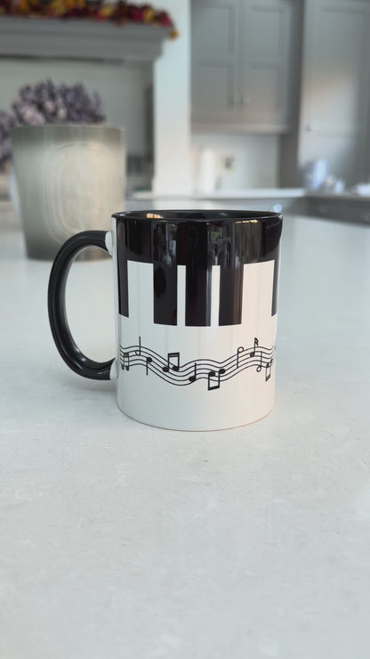 Notes from the Piano Ceramic Mug