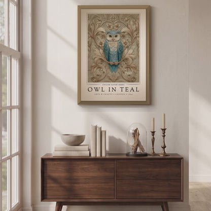 Owl in Teal — Exhibition