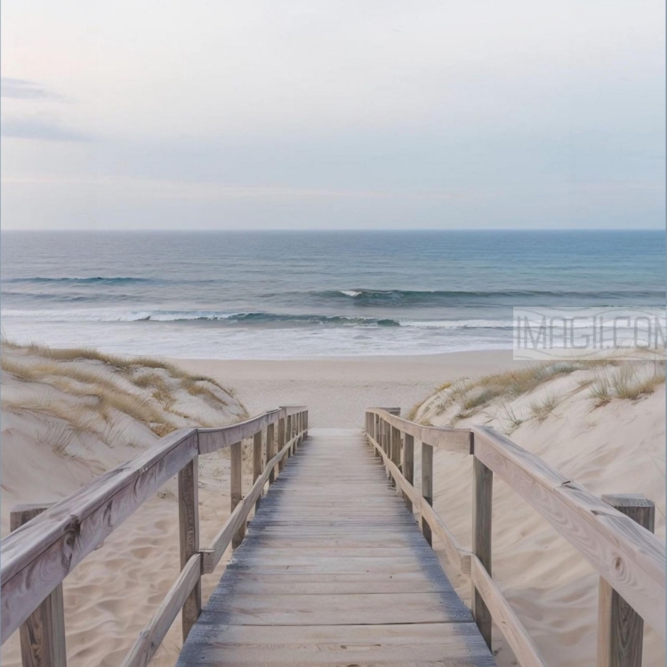 Boardwalk to Beach greeting card