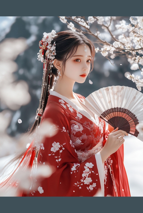 Chinese Hanfu 1 - imagii Greeting Cards