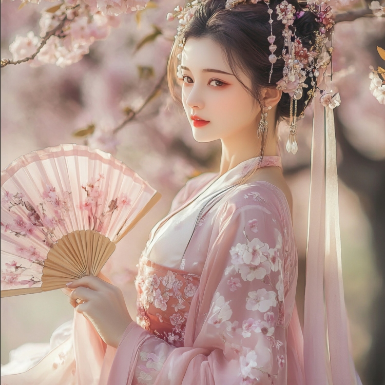 Chinese Hanfu 3 - imagii Greeting Cards